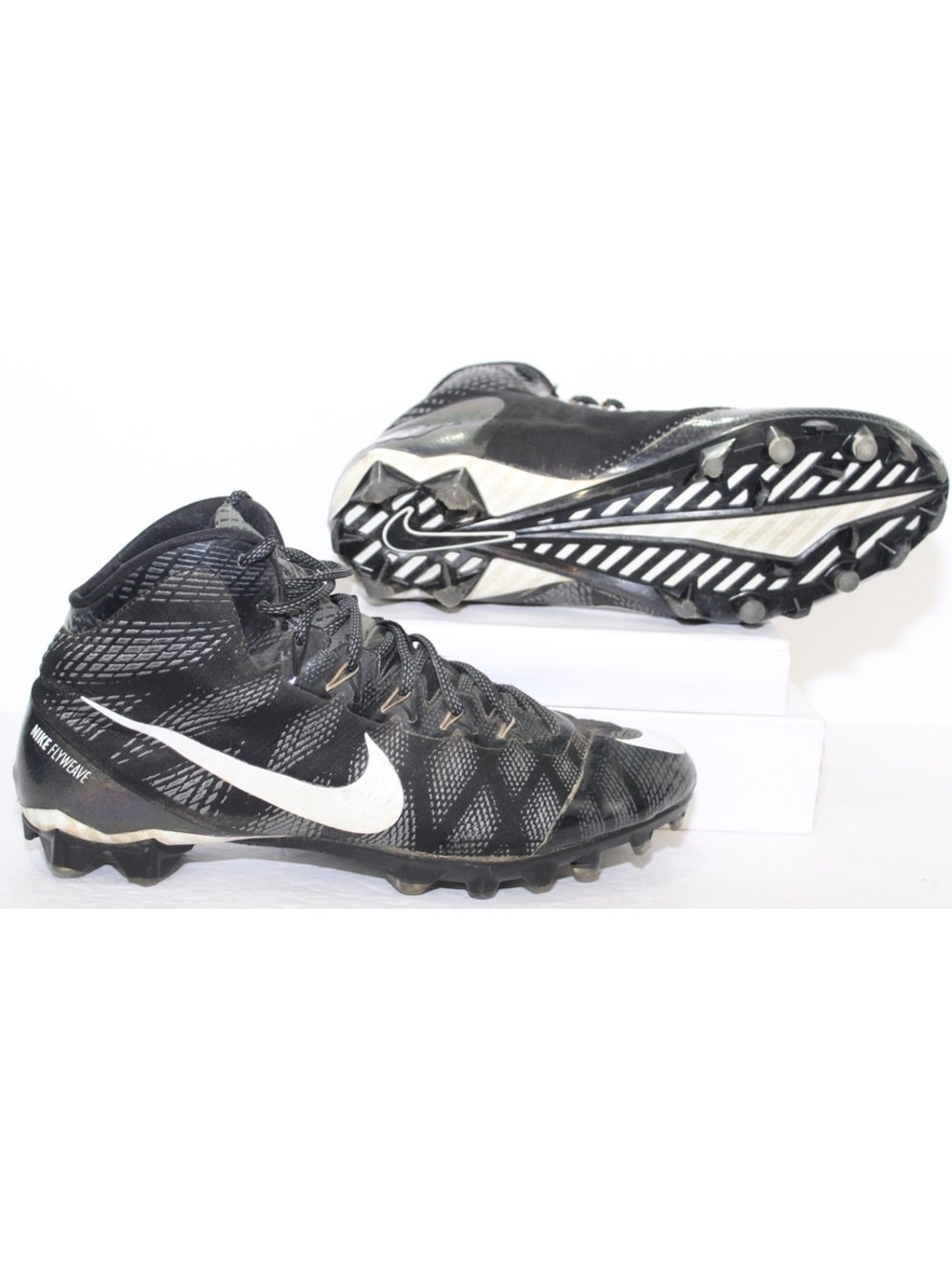 Nike CJ3 Flyweave Elite TD Calvin Johnson Football Cleats Shoe 725226-010 Mens 9